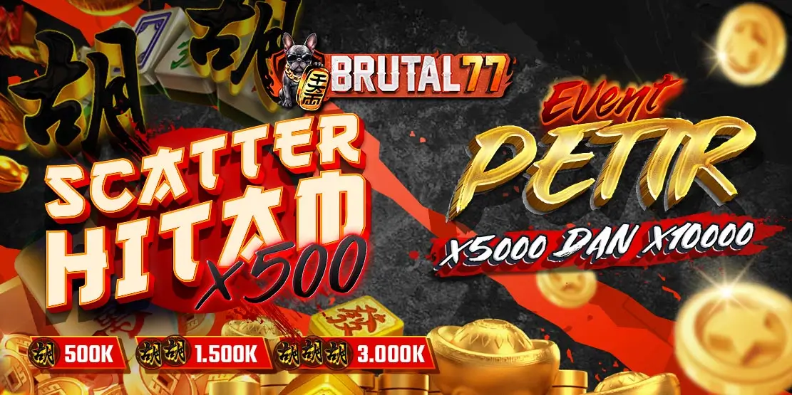 DUAL EVENT - BONUS SCATTER HITAM X500 DAN BONUS PETIR X5000 & X10000