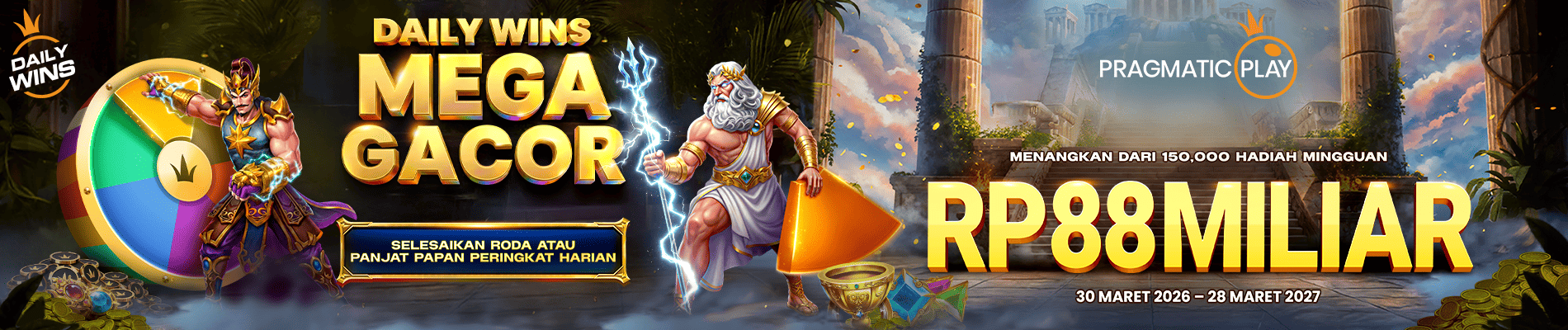 Pragmatic : Daily Wins Mega Gacor March Level 12