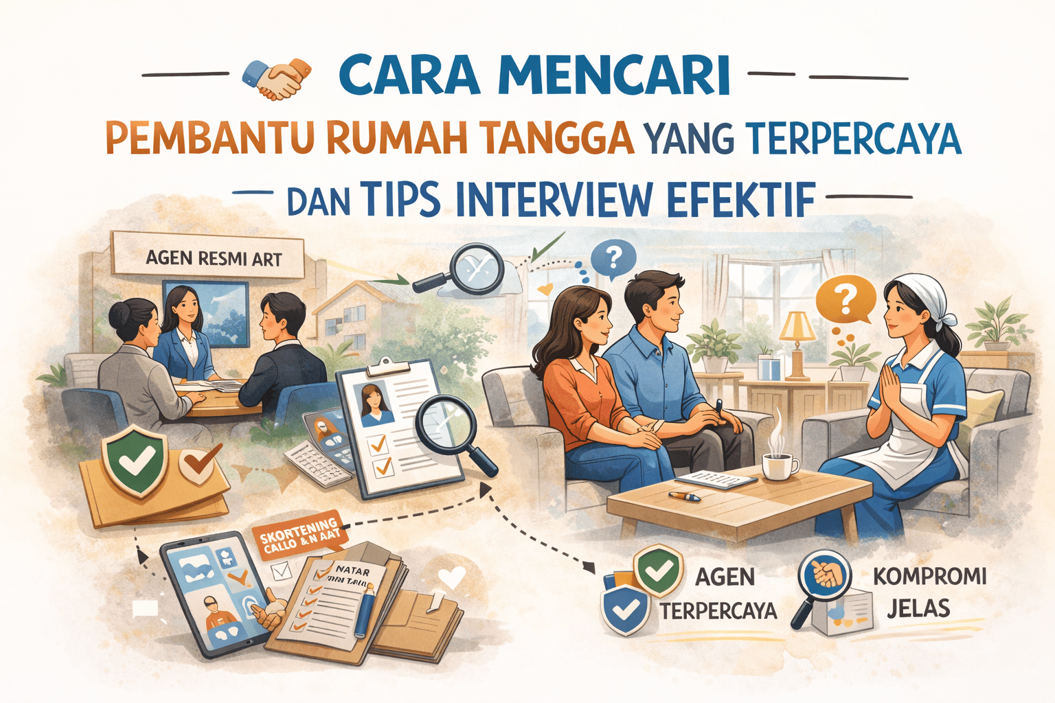 Cara Mencari Pembantu Rumah Tangga yang Terpercaya dan Tips Interview Efektif
